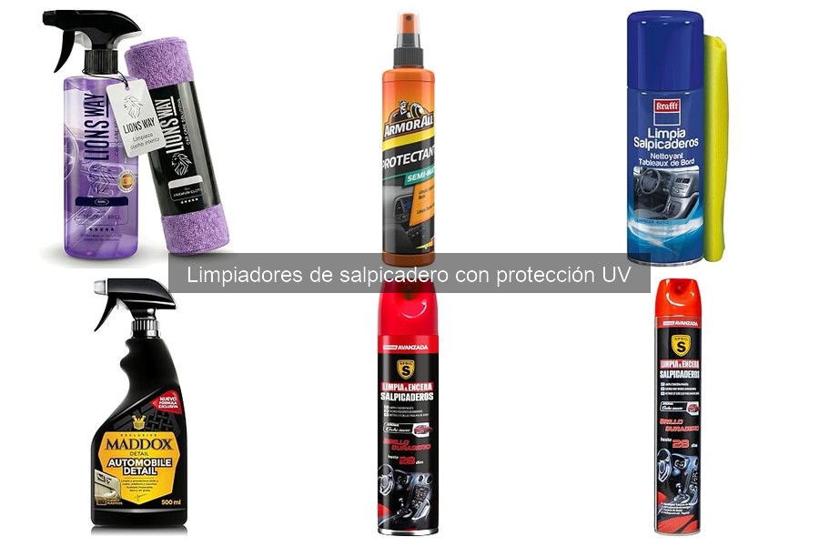 Cómo usar un limpiador de salpicadero con protección UV