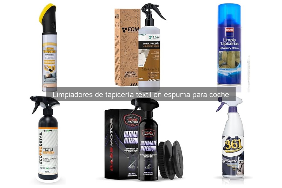 Cómo usar un limpiador de tapicería textil en espuma correctamente