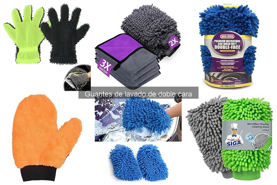 Cómo usar y cuidar guantes de lavado de doble cara