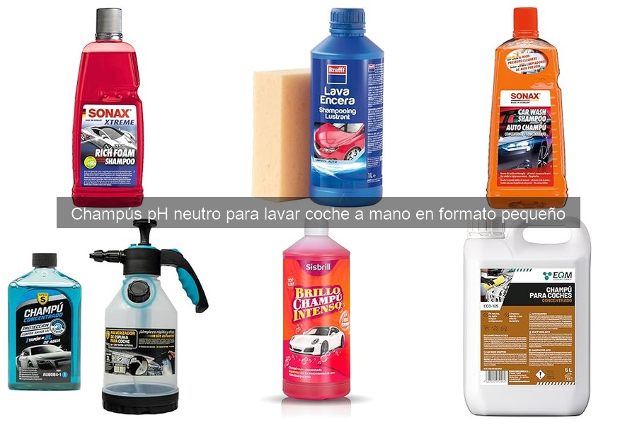 Cómo utilizar champú pH neutro para lavar el coche correctamente