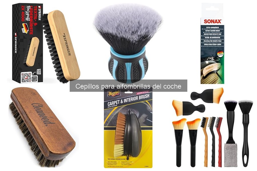 Cómo utilizar correctamente un cepillo para alfombrillas de coche
