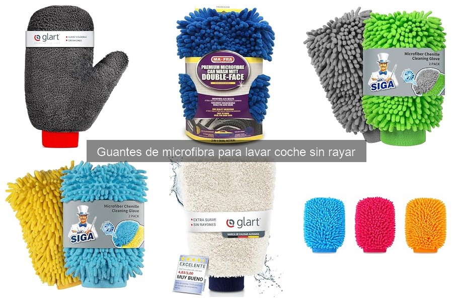 Cómo utilizar guantes de microfibra para lavar tu coche