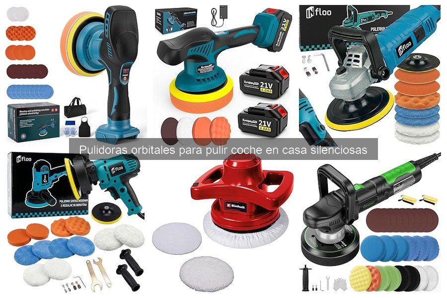 Cómo utilizar pulidora orbital silenciosa para coche en casa