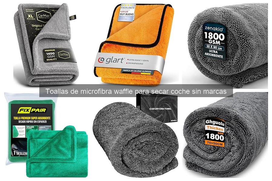 Cómo utilizar toallas de microfibra waffle para un secado perfecto