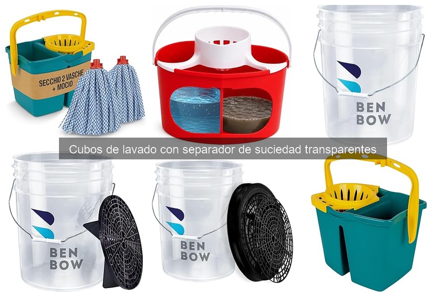 Cómo utilizar un cubo de lavado con separador de suciedad