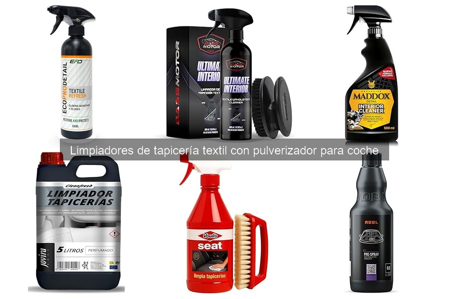Cómo utilizar un limpiador de tapicería textil en tu coche