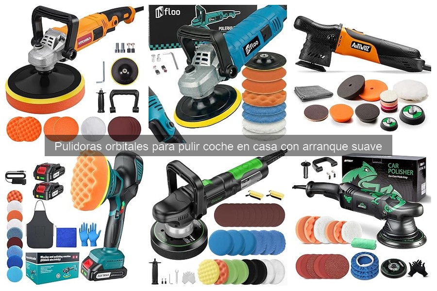 Cómo utilizar una pulidora orbital con arranque suave en casa