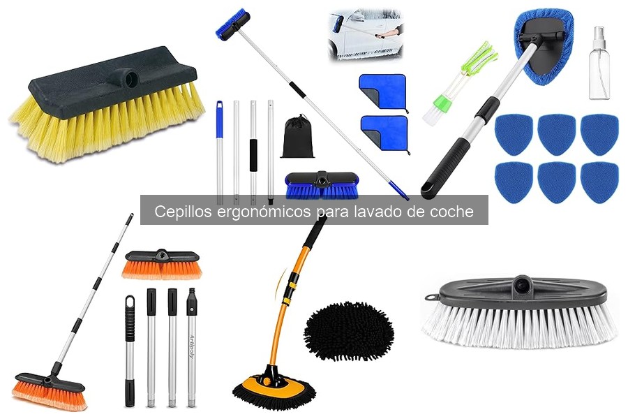 Cómo utilizar y mantener cepillos ergonómicos para coche