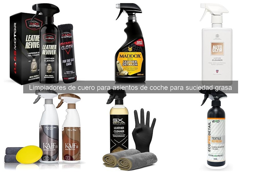 Comparativa 2023 de los mejores limpiadores de cuero para coche
