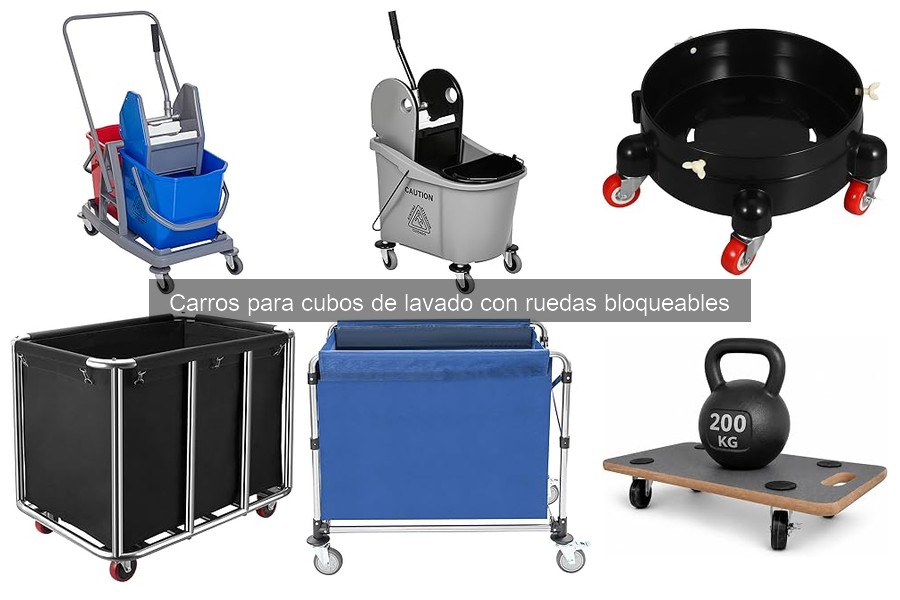 Comparativa de Carros para Cubos de Lavado con Ruedas 2026