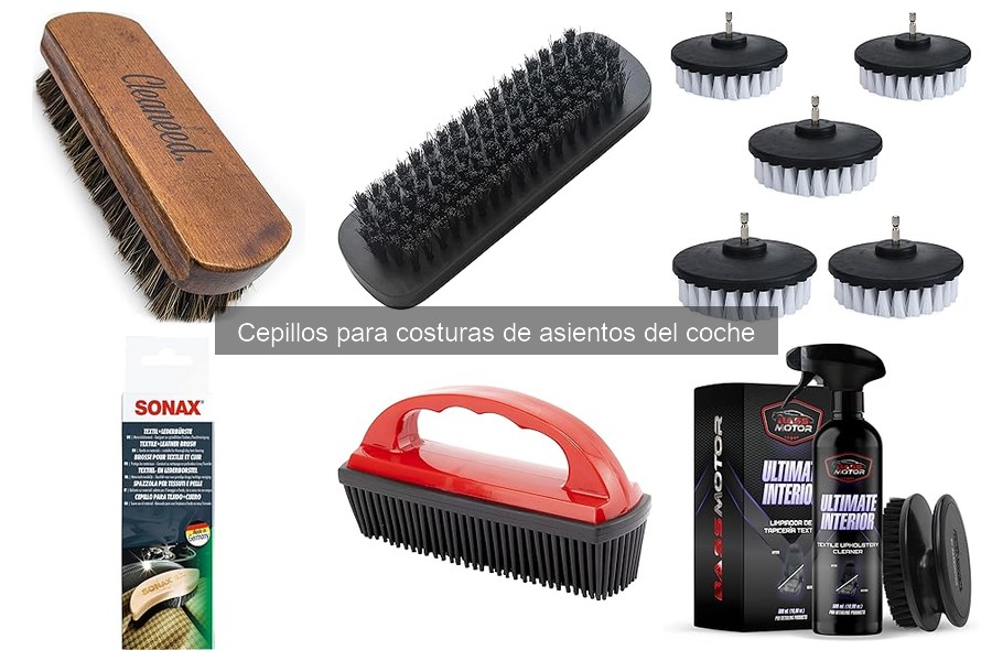 Comparativa de cepillos para costuras de asientos de coche