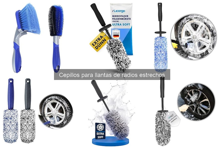 Comparativa de cepillos para llantas de radios estrechos 2026
