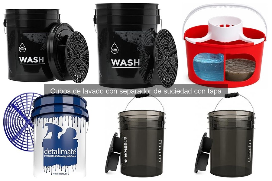 Comparativa de Cubos de Lavado con Separador de Suciedad