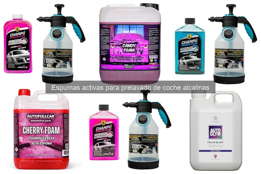 Comparativa de las Mejores Espumas Activas Alcalinas para Coche