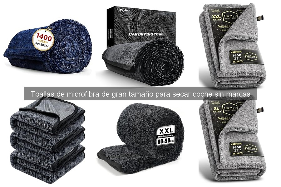 Comparativa de las Mejores Toallas de Microfibra Grandes para Coche