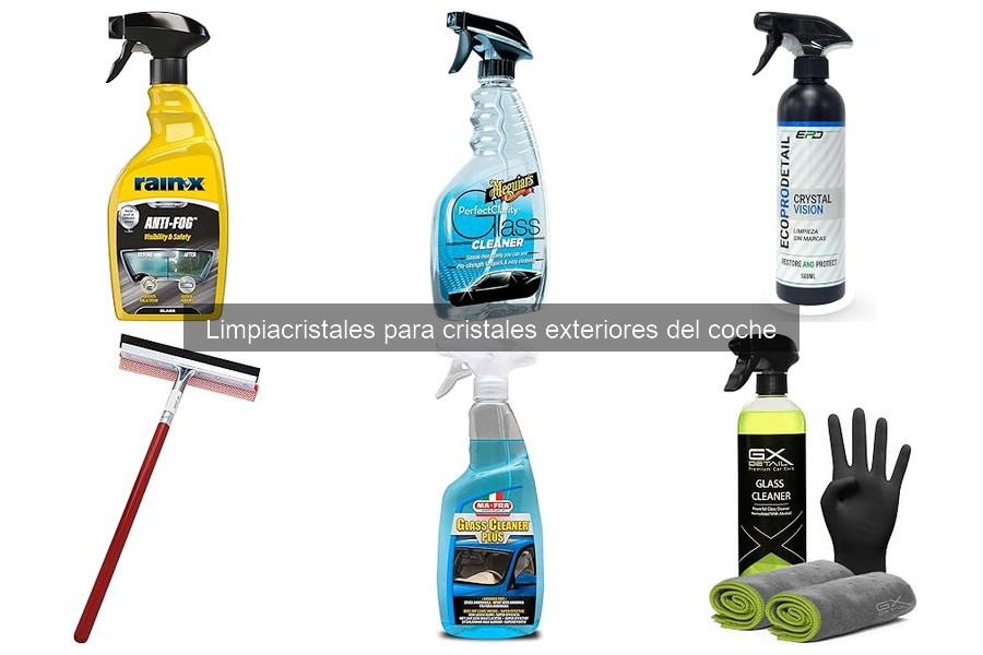 Comparativa de limpiacristales para exteriores de coche 2026