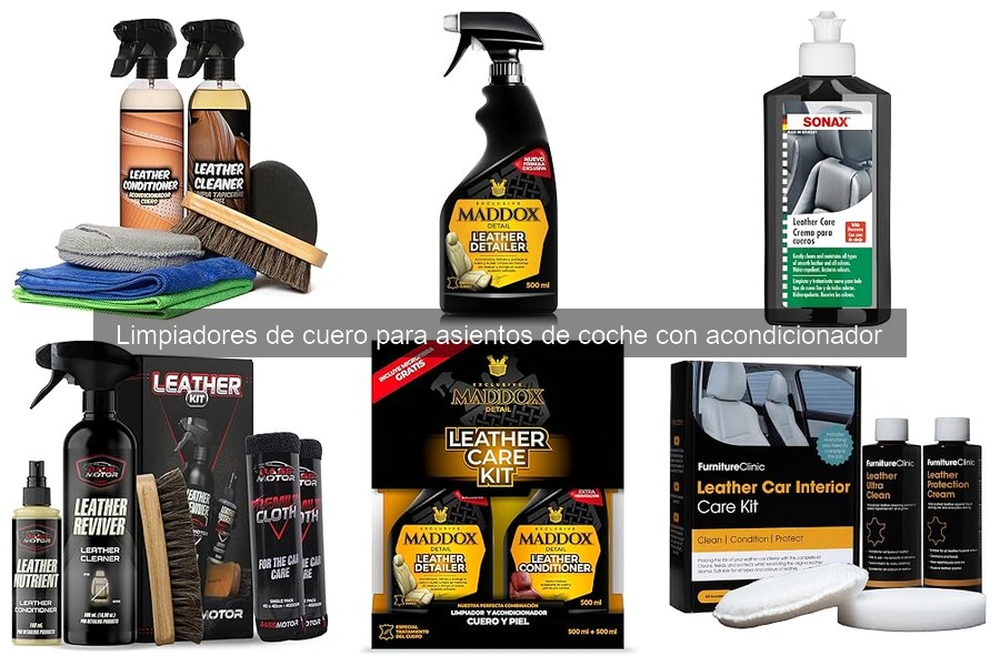 Comparativa de limpiadores de cuero para coche: precios y marcas