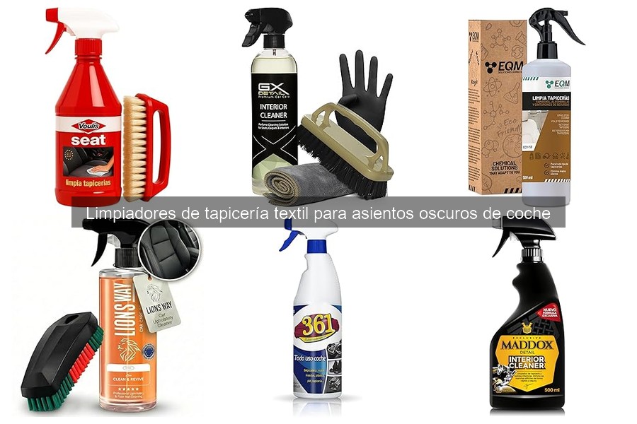 Comparativa de Limpiadores de Tapicería Textil para Coches