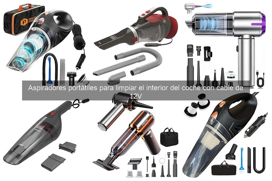 Comparativa de los mejores aspiradores de 12V para coches