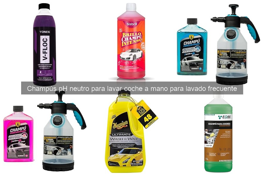 Comparativa de los Mejores Champús pH Neutro para Lavado a Mano