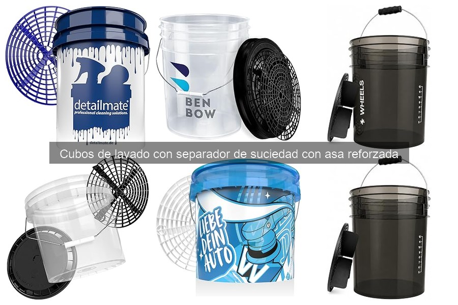 Comparativa de los Mejores Cubos de Lavado con Asa Reforzada