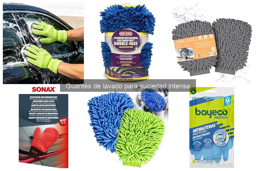 Comparativa de los mejores guantes de lavado para suciedad intensa