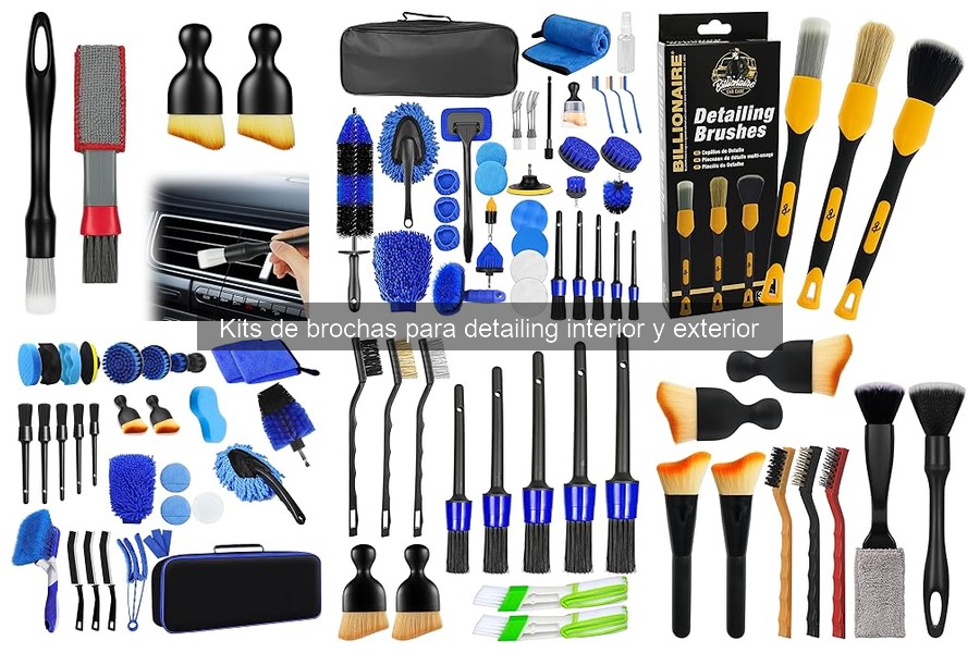 Comparativa de los Mejores Kits de Brochas para Detailing 2023
