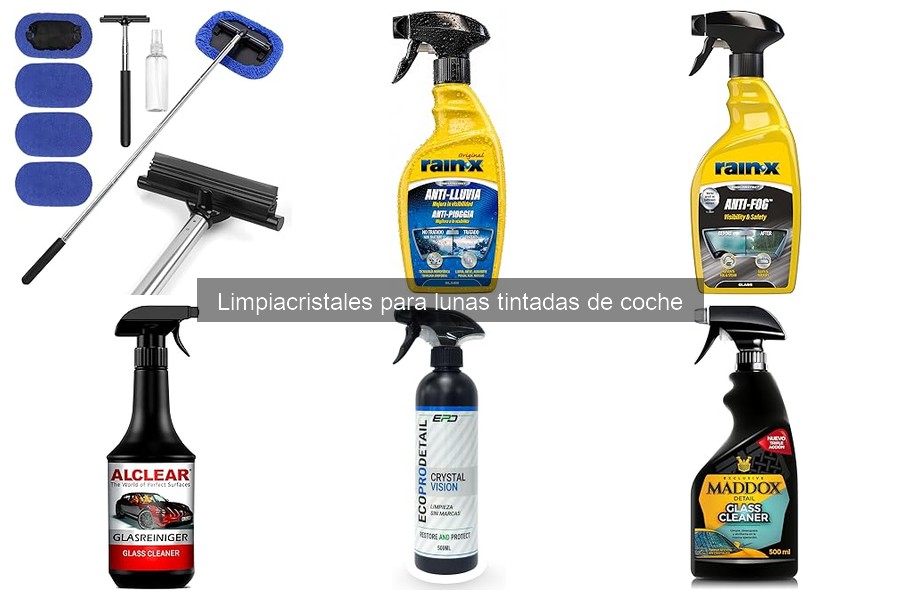 Comparativa de los Mejores Limpiacristales para Lunas Tintadas