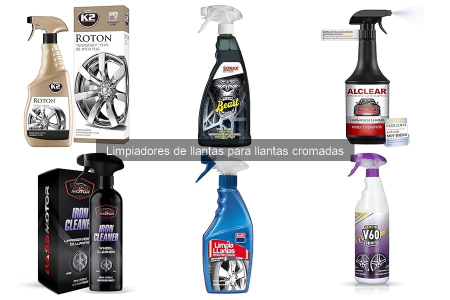 Comparativa de los mejores limpiadores de llantas cromadas