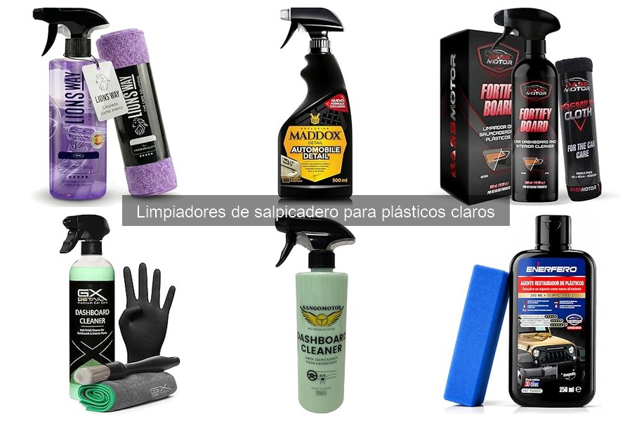 Comparativa de los mejores limpiadores de salpicadero 2026