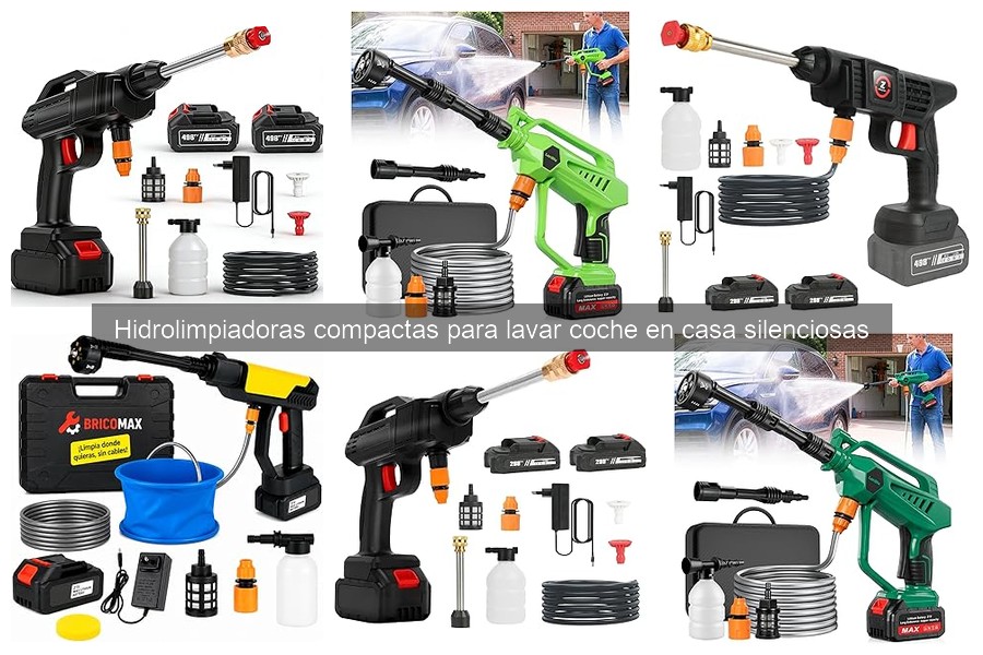 Comparativa de precios de hidrolimpiadoras compactas silenciosas