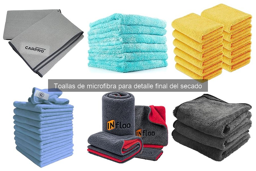 Comparativa de Toallas de Microfibra para Secado de Coche