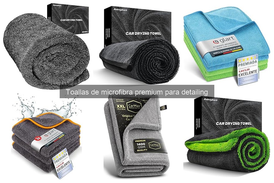 Comparativa de Toallas de Microfibra Premium para Detailing
