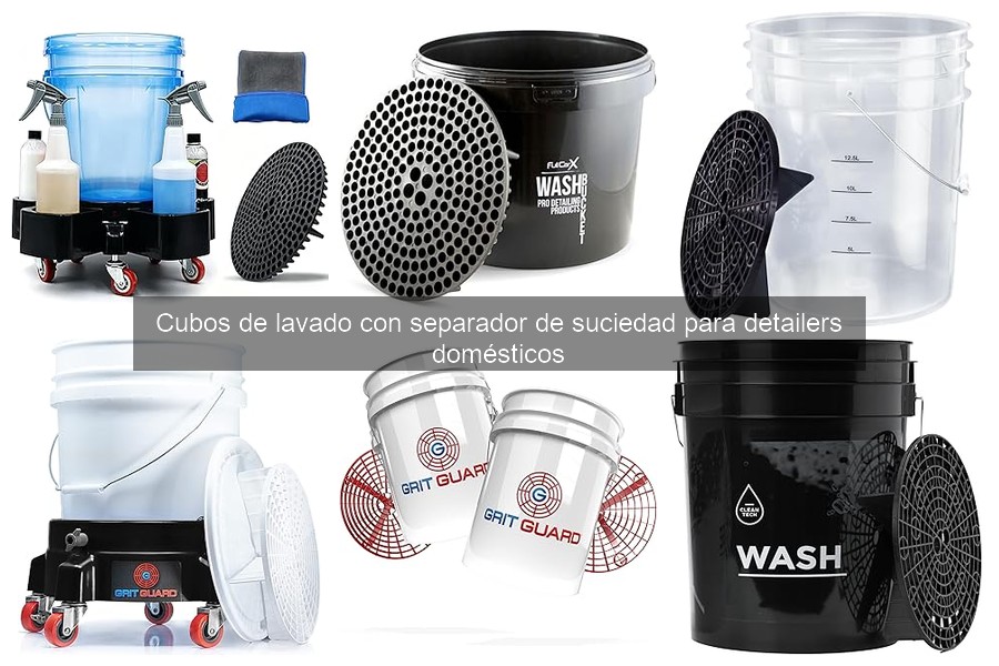 Cubos de lavado con separador de suciedad: ¿Qué son y beneficios?