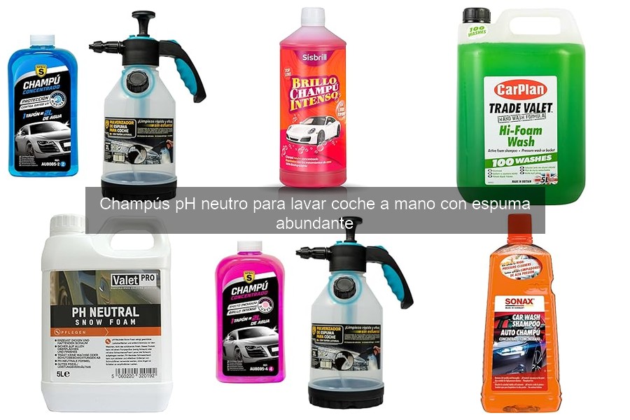 Descubre qué es un champú pH neutro para lavar coches