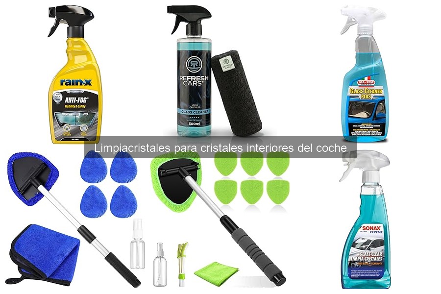 ¿Dónde comprar limpiacristales para interiores de coche baratos?