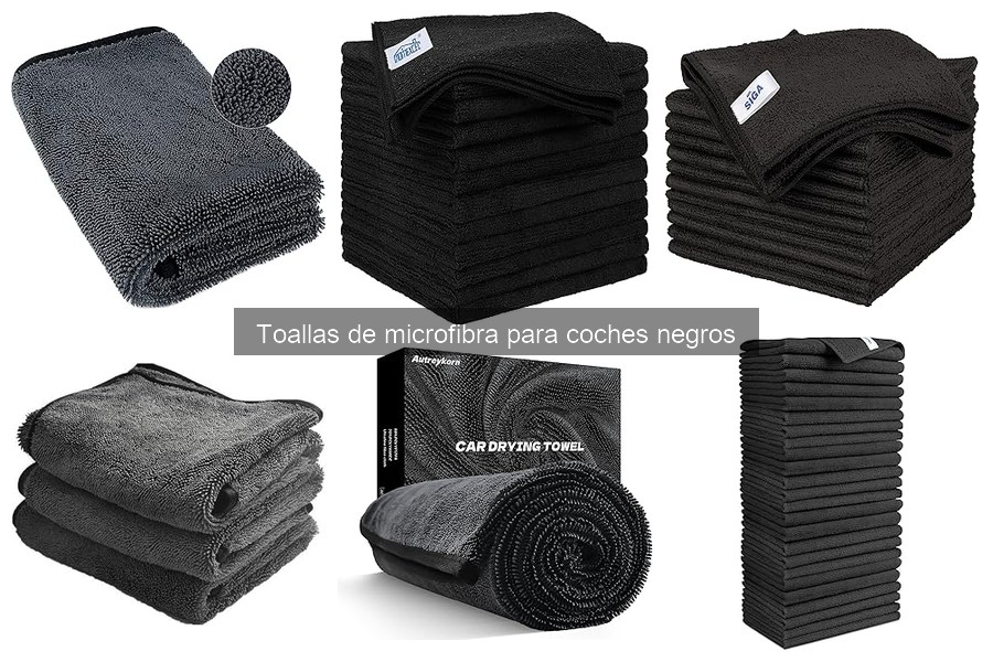 Dónde comprar toallas de microfibra para coches negros