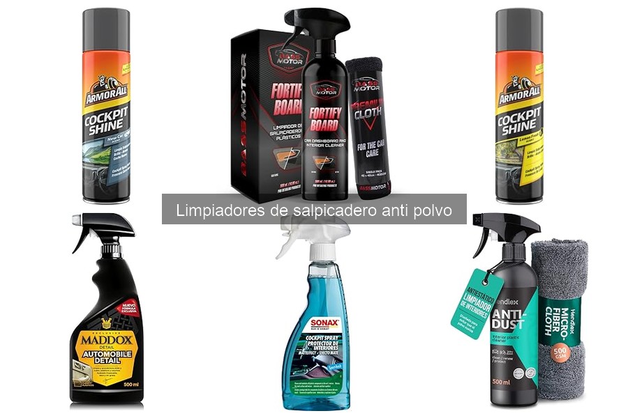 Elige el mejor limpiador de salpicadero anti polvo para tu coche