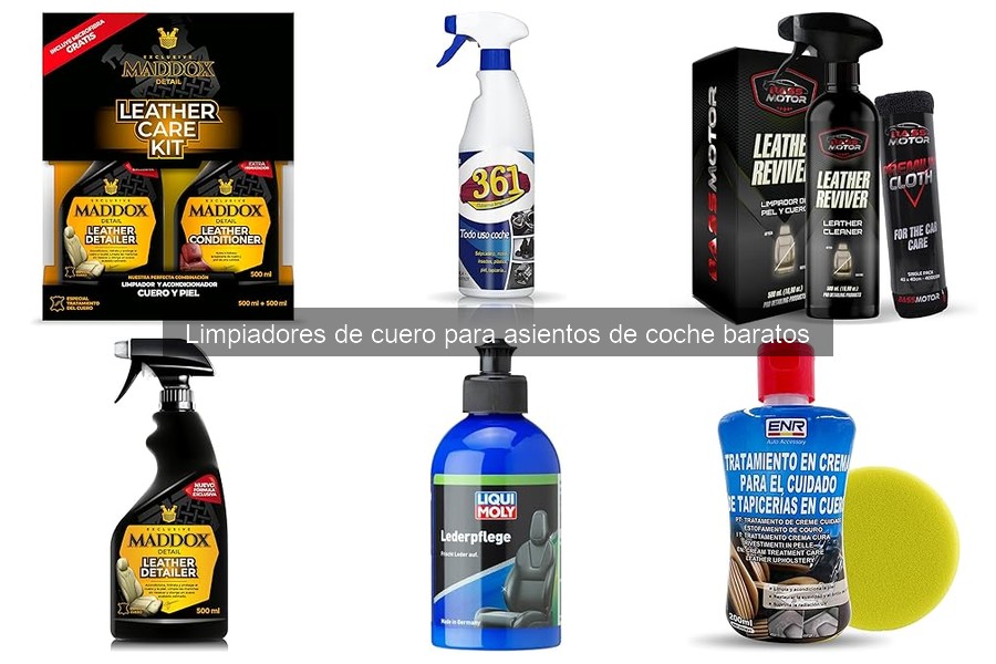 Errores comunes al limpiar cuero de asientos de coche
