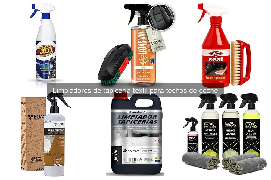 Errores comunes al limpiar la tapicería textil del techo del coche