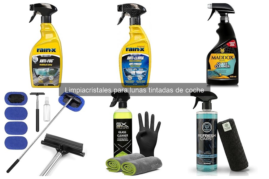 Errores comunes al limpiar lunas tintadas de coche