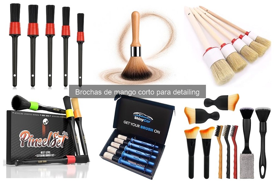 Errores comunes al usar brochas de mango corto para detailing