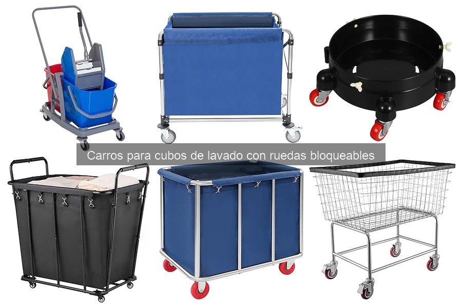 Errores comunes al usar carros de cubos de lavado con ruedas