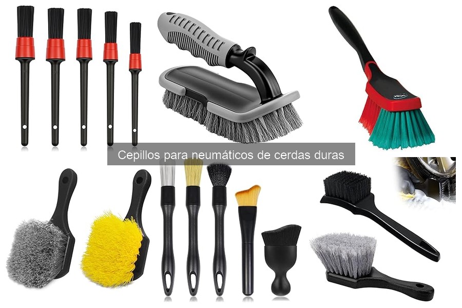 Errores comunes al usar cepillos de cerdas duras para neumáticos