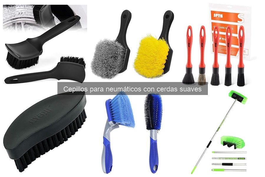 Errores comunes al usar cepillos para neumáticos suaves