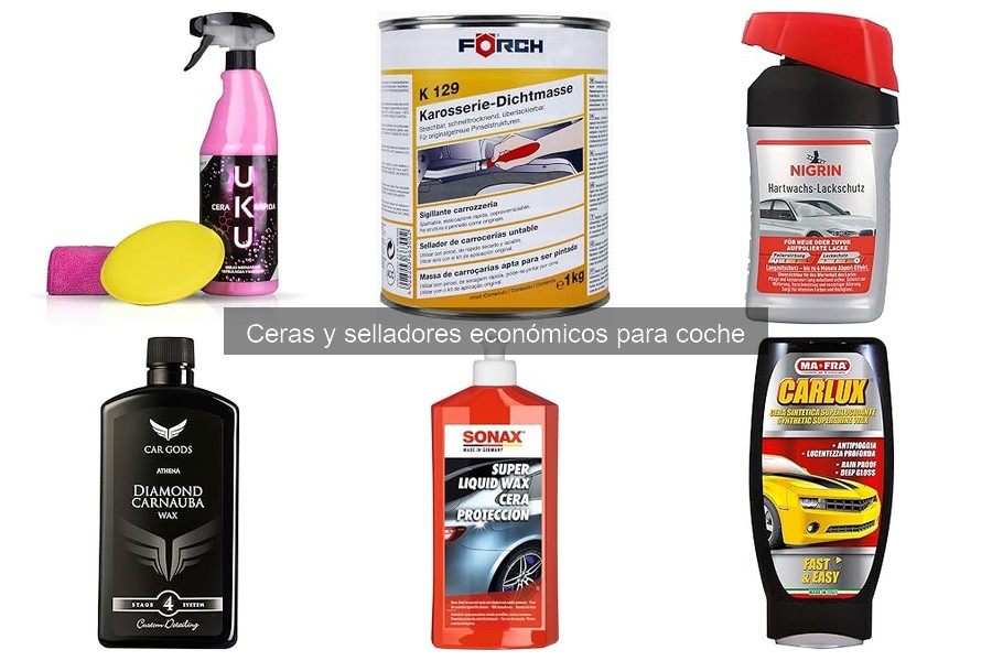 Errores comunes al usar ceras y selladores económicos para coche