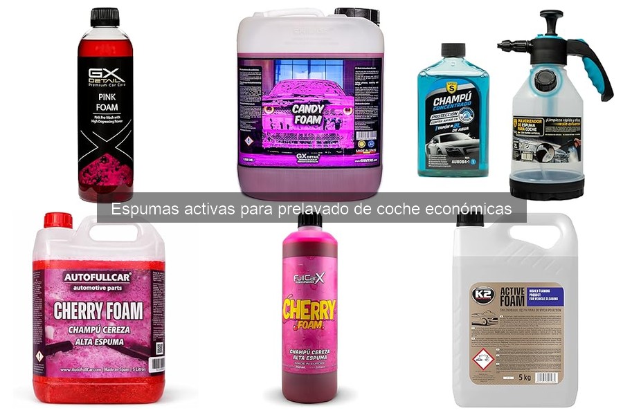 Errores comunes al usar espuma activa para prelavado de coche