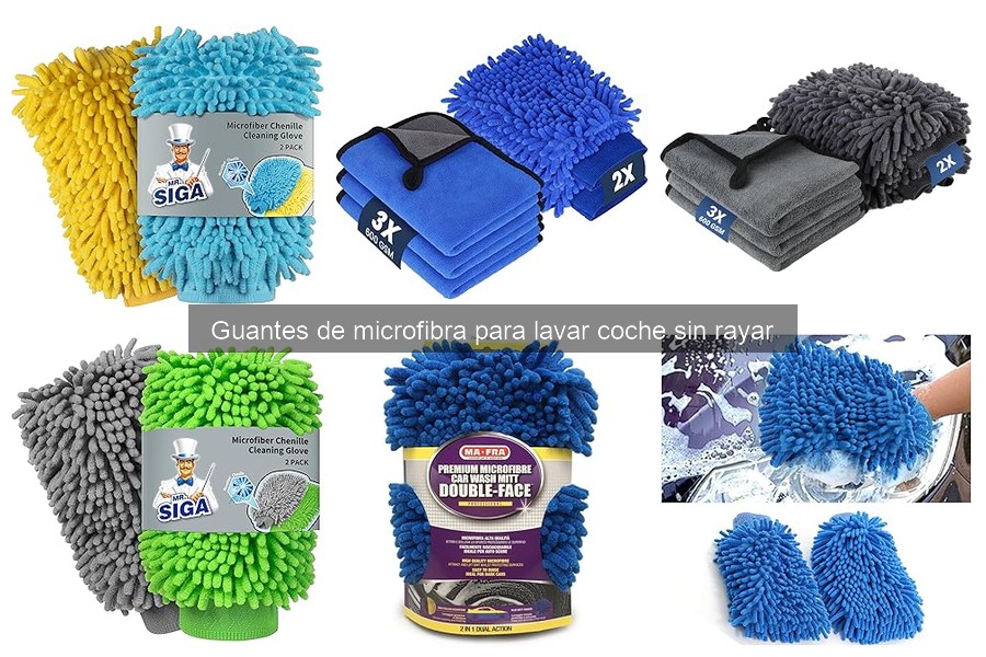 Errores comunes al usar guantes de microfibra para lavar coche