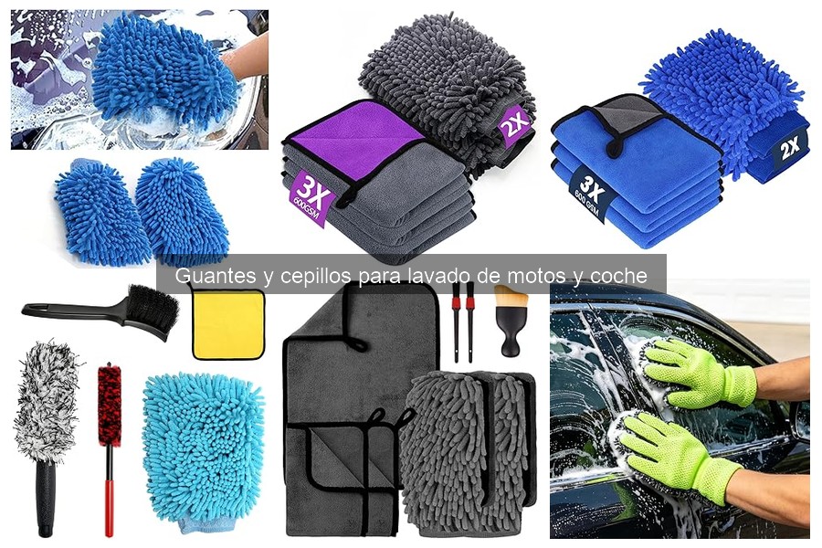 Errores comunes al usar guantes y cepillos para lavar coches