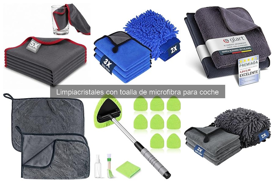Errores comunes al usar limpiacristales de microfibra en coches